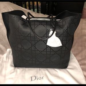 100% authentic Dior leather tote